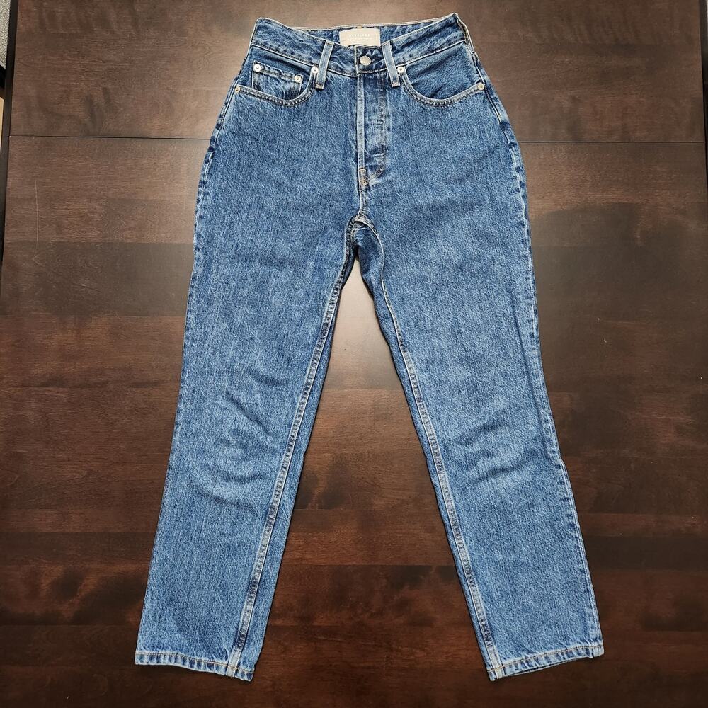 Everlane The Curvy '90s Cheeky Straight Jean Organic Cotton Ankle Size 25